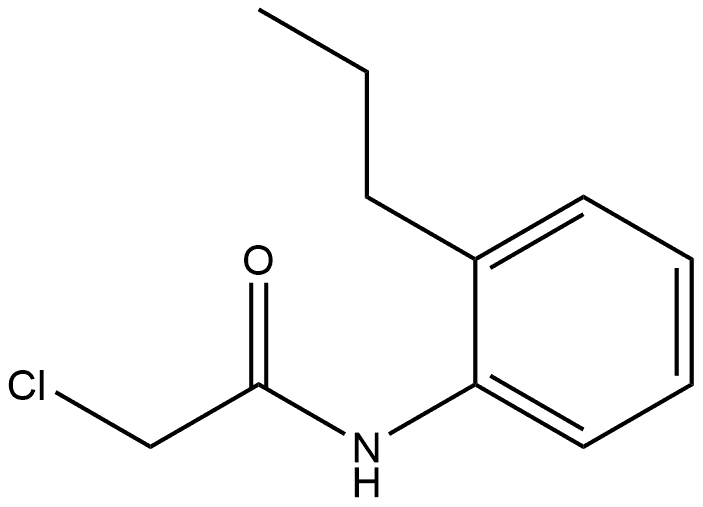 2-Chloro-N-(2-propylphenyl)acetamide Structure