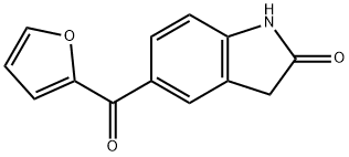 2H-Indol-2-one, 5-(2-furanylcarbonyl)-1,3-dihydro- Structure