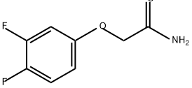 2-(3,4-difluorophenoxy)ethanethioamide 구조식 이미지