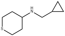 2H-Thiopyran-4-amine, N-(cyclopropylmethyl)tetrahydro- Structure