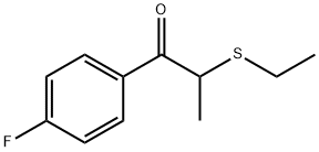 1-Propanone, 2-(ethylthio)-1-(4-fluorophenyl)- Structure