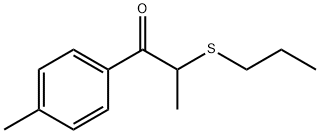 1-Propanone, 1-(4-methylphenyl)-2-(propylthio)- Structure