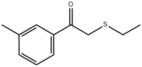 Ethanone, 2-(ethylthio)-1-(3-methylphenyl)- Structure