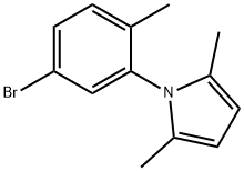 1-(5-Bromo-2-methylphenyl)-2,5-dimethyl-1H-pyrrole Structure