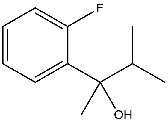 2-Fluoro-α-methyl-α-(1-methylethyl)benzenemethanol Structure