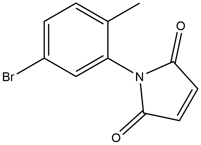 1-(5-Bromo-2-methylphenyl)-1H-pyrrole-2,5-dione Structure