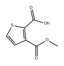 2,3-Thiophenedicarboxylic acid, 3-methyl ester 구조식 이미지