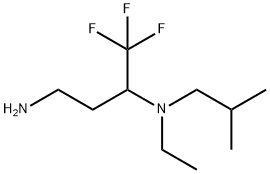 1,3-Butanediamine, N3-ethyl-4,4,4-trifluoro-N3-(2-methylpropyl)- Structure