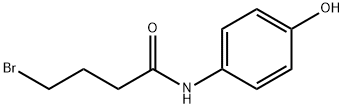 Butanamide, 4-bromo-N-(4-hydroxyphenyl)- Structure