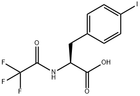 N-alpha-Trifluoroacetyl-L-4-iodophenylalanine Structure