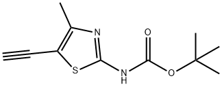 tert-butyl (5-ethynyl-4-methylthiazol-2-yl)carbamate Structure