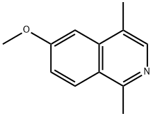 6-Methoxy-1,4-dimethylisoquinoline 구조식 이미지