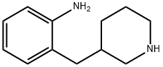 Benzenamine, 2-(3-piperidinylmethyl)- Structure