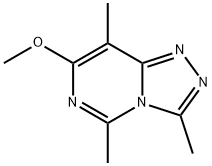 1,2,4-Triazolo[4,3-c]pyrimidine, 7-methoxy-3,5,8-trimethyl- Structure