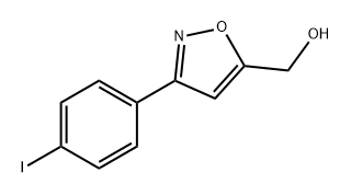 5-Isoxazolemethanol, 3-(4-iodophenyl)- Structure