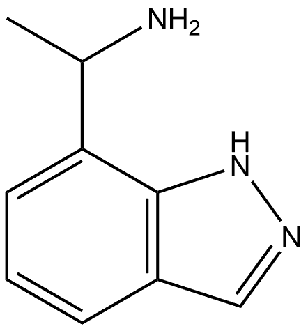 1-(1H-indazol-7-yl)ethanamine Structure