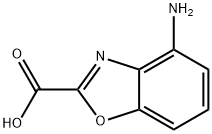 2-Benzoxazolecarboxylic acid, 4-amino- Structure