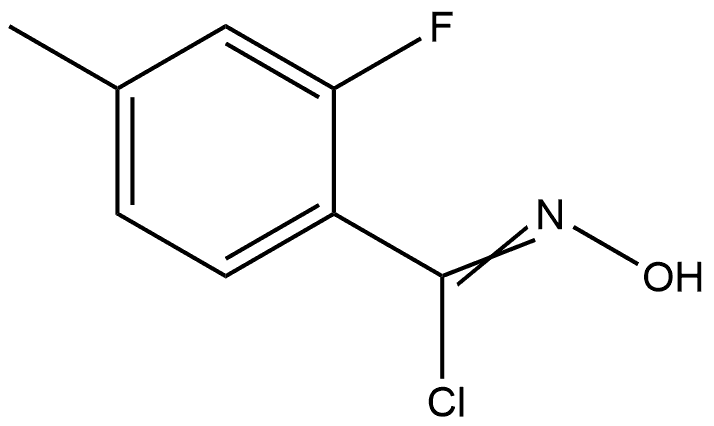 2-Fluoro-N-hydroxy-4-methylbenzimidoyl Chloride Structure