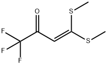 3-Buten-2-one, 1,1,1-trifluoro-4,4-bis(methylthio)- Structure