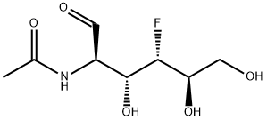 2-Acetamido-2,4-dideoxy-4-fluoro-D-glucopyranose Structure