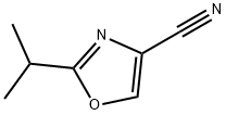 4-Oxazolecarbonitrile, 2-(1-methylethyl)- 구조식 이미지