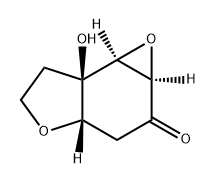 Oxireno[e]benzofuran-2(1aH)-one, hexahydro-6a-hydroxy-, (1aR,3aS,6aR,6bS)- Structure