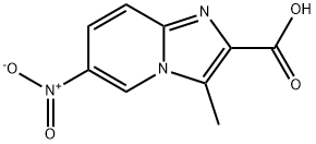 3-Methyl-6-nitroimidazo[1,2-a]pyridine-2-carboxylic acid Structure