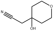 2H-Pyran-4-acetonitrile, tetrahydro-4-hydroxy- Structure