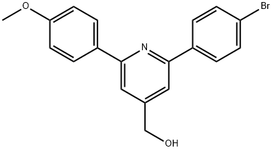 JR-9148, (2-(4-Bromophenyl)-6-(4-methoxyphenyl)pyridin-4-yl)methanol, 97% 구조식 이미지