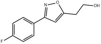 5-Isoxazoleethanol, 3-(4-fluorophenyl)- Structure