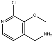 4-Pyridinemethanamine, 2-chloro-3-methoxy- Structure