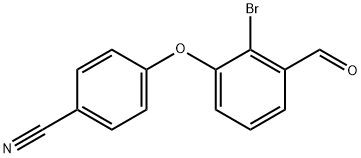 Benzonitrile, 4-(2-bromo-3-formylphenoxy)- Structure