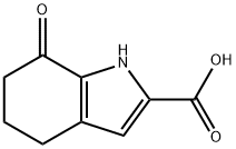 1H-Indole-2-carboxylic acid, 4,5,6,7-tetrahydro-7-oxo- Structure