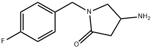 2-Pyrrolidinone, 4-amino-1-[(4-fluorophenyl)methyl]- Structure