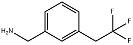 1-[3-(2,2,2-trifluoroethyl)phenyl]methanamine hydrochloride Structure