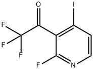 2,2,2-trifluoro-1-(2-fluoro-4-iodopyridin-3-yl)ethanone Structure