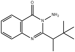 3-Amino-2-(3,3-dimethylbutan-2-yl)quinazolin-4(3H)-one Structure