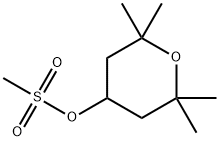 2H-Pyran-4-ol, tetrahydro-2,2,6,6-tetramethyl-, 4-methanesulfonate Structure