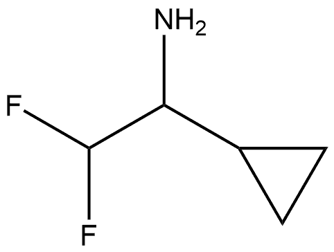 α-(Difluoromethyl)cyclopropanemethanamine Structure