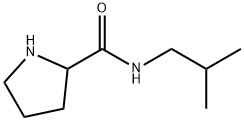 2-Pyrrolidinecarboxamide, N-(2-methylpropyl)- Structure