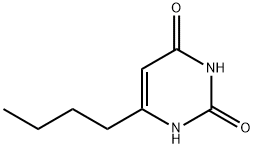 2,4(1H,3H)-Pyrimidinedione, 6-butyl- Structure