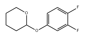 2H-Pyran, 2-(3,4-difluorophenoxy)tetrahydro- 구조식 이미지