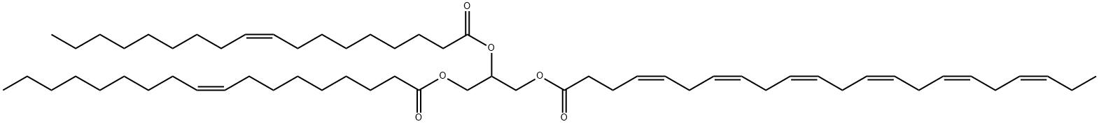 1,2-Dioleoyl-3-Docosohexaenoyl-rac-glycerol Structure