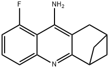 2,4-Methanoacridin-9-amine, 8-fluoro-1,2,3,4-tetrahydro- Structure