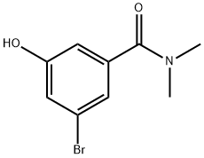 3-Bromo-5-hydroxy-N,N-dimethylbenzamide Structure