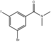 3-Bromo-5-iodo-N,N-dimethylbenzamide Structure