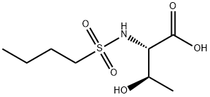 2-(Butane-1-sulfonamido)-3-hydroxybutanoic acid Structure