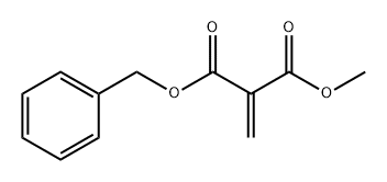 Propanedioic acid, 2-methylene-, 1-methyl 3-(phenylmethyl) ester Structure