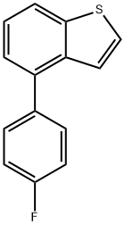 Benzo[b]thiophene, 4-(4-fluorophenyl)- Structure