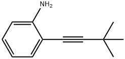 Benzenamine, 2-(3,3-dimethyl-1-butyn-1-yl)- 구조식 이미지